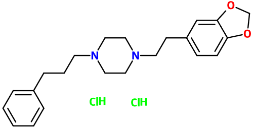 (image for) MC080245 1-[2-(1,3-Benzodioxol-5-yl)ethyl]-4-(3-phenylpropyl)piperazine dihydrochloride